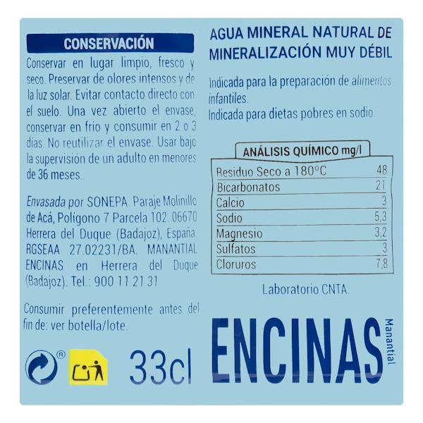 Etiqueta / ingredientes