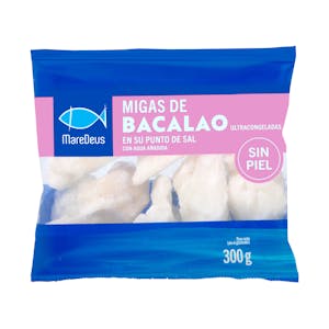 Migas de bacalao sin piel MareDeus ultracongeladas