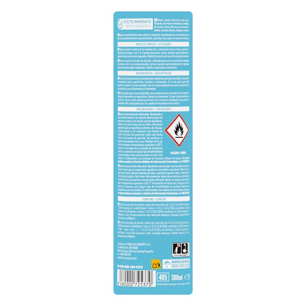 Ambientador spray Ropa Limpia Bosque Verde
