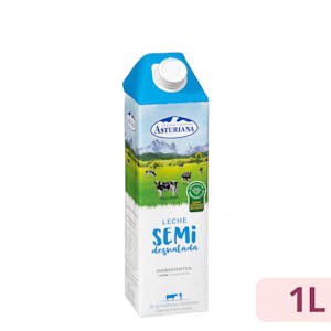 Leche semidesnatada Asturiana