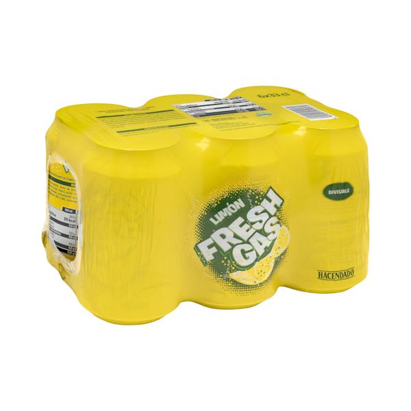Refresco de limón Hacendado fresh gas