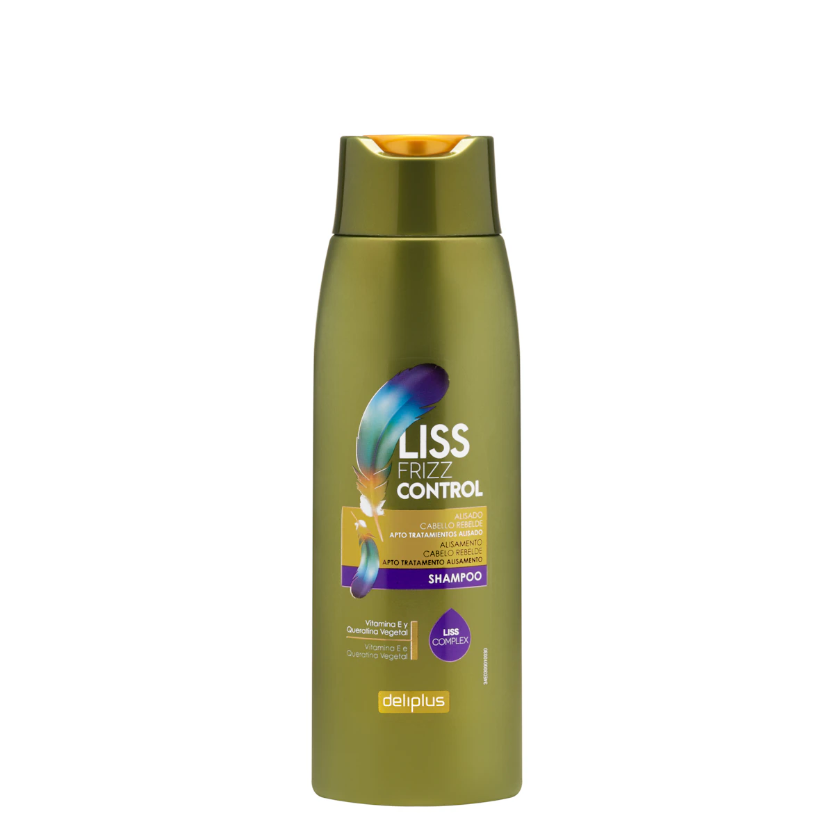 Champú Liss Frizz Control Deliplus cabello rebelde – Mercadona – صورة إعلانية للمنتج