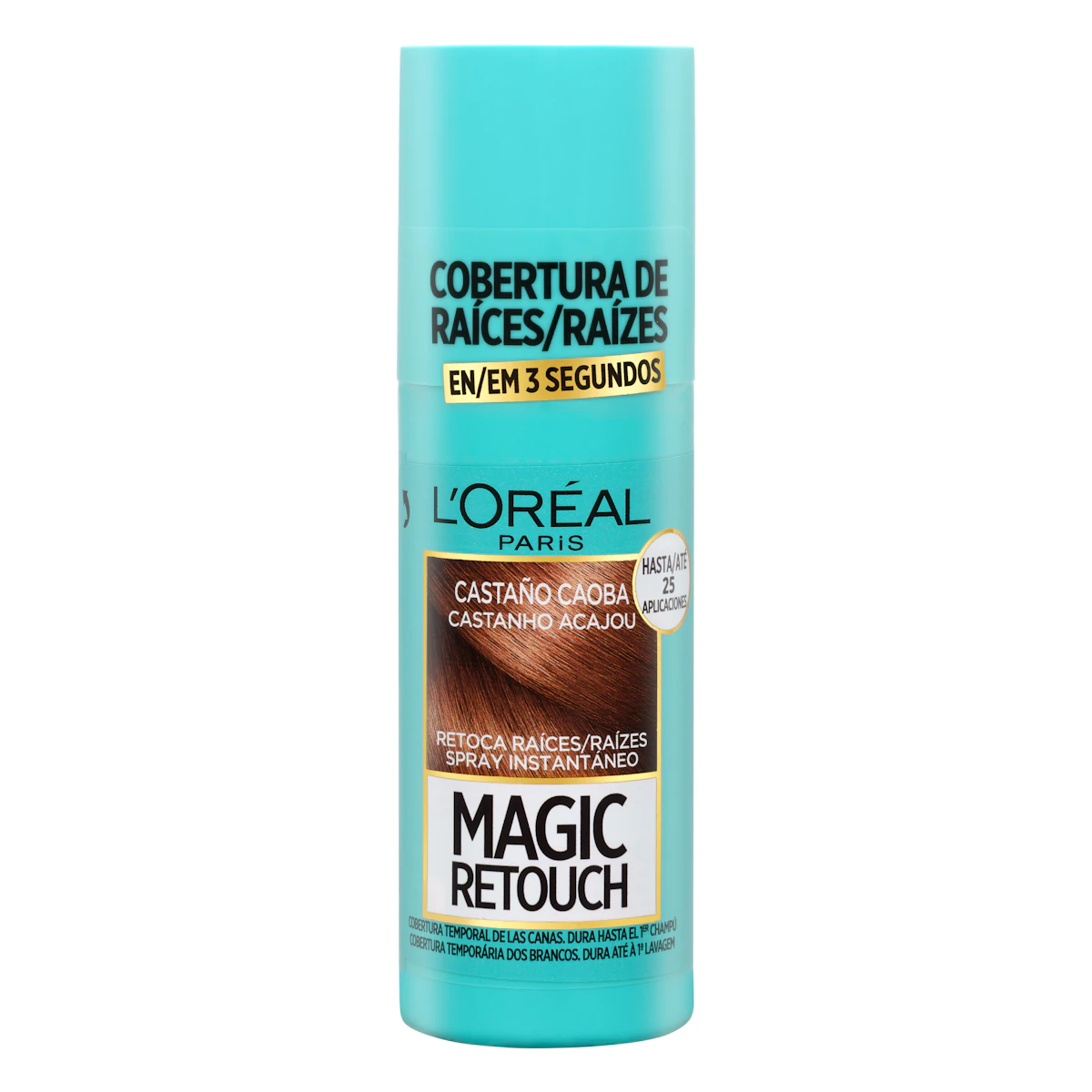 Retoca raíces instantáneo castaño caoba Magic retouch – Mercadona – صورة إعلانية للمنتج