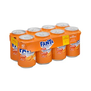 Refresco Fanta naranja zero azúcares añadidos