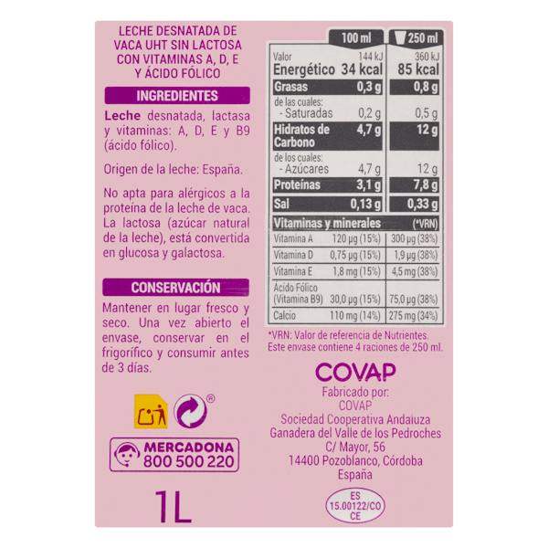 Etiqueta / ingredientes