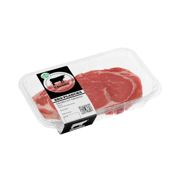 Entrecot de vacuno añojo grueso para barbacoa o plancha