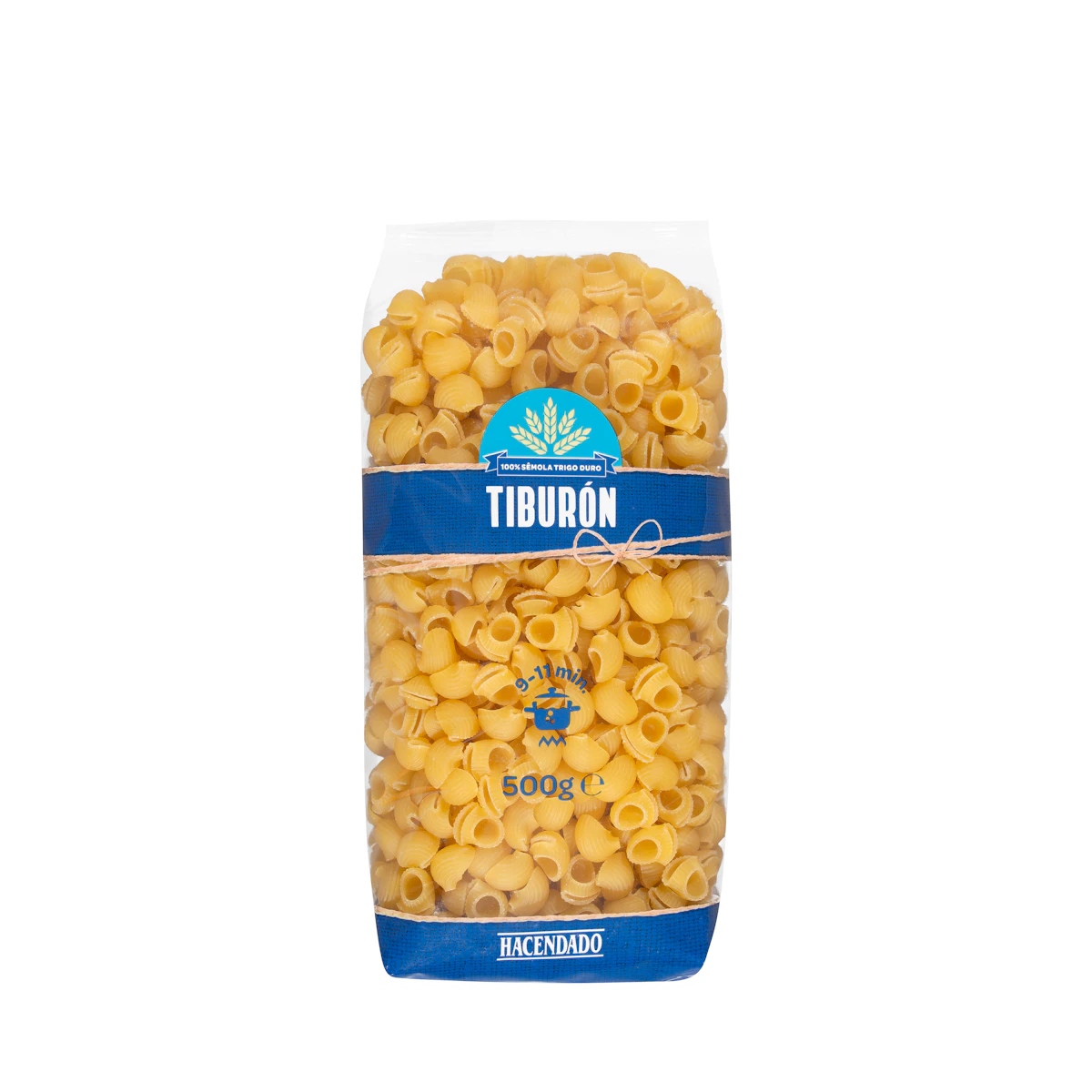Pasta tiburón Hacendado – Mercadona – صورة إعلانية للمنتج