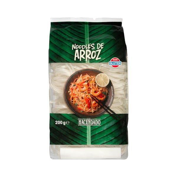Noodles de arroz Hacendado