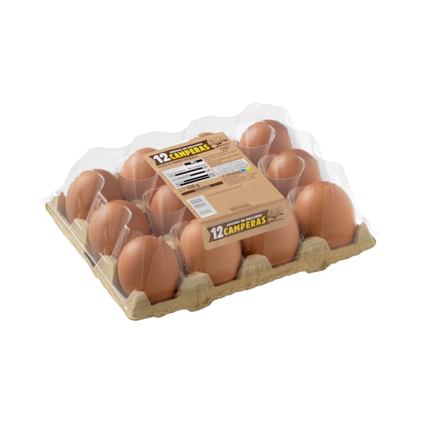 Huevos de gallinas camperas 12 ud. en Mercadona
