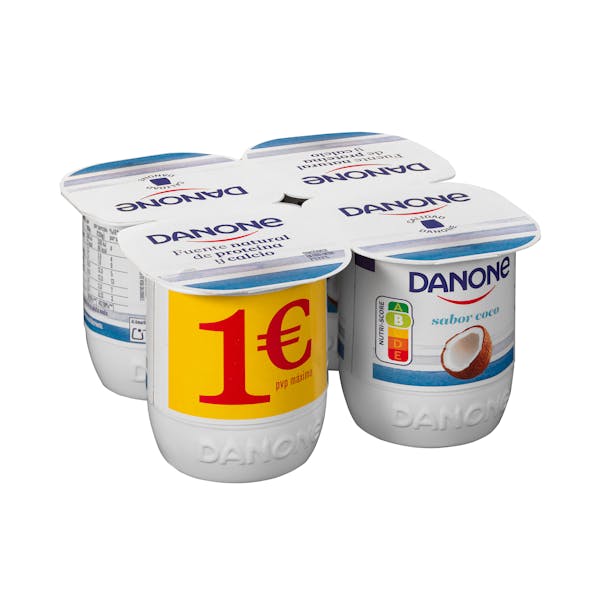 Yogur sabor coco Danone