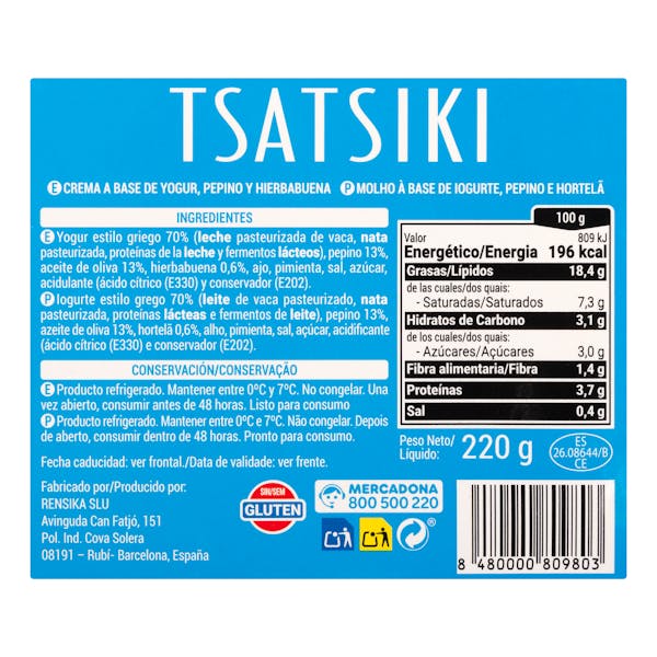 Tsatsiki Hacendado