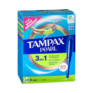 Tampones super Tampax Pearl con aplicador