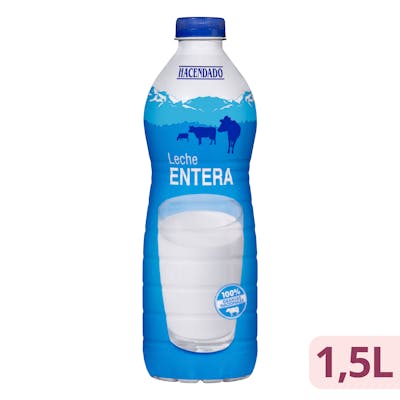 Leche entera Hacendado