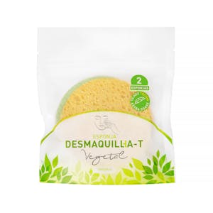 Esponja facial desmaquillante Deliplus vegetal