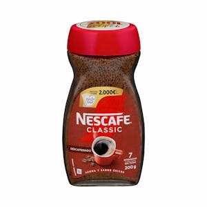 Café soluble descafeinado Nescafé classic