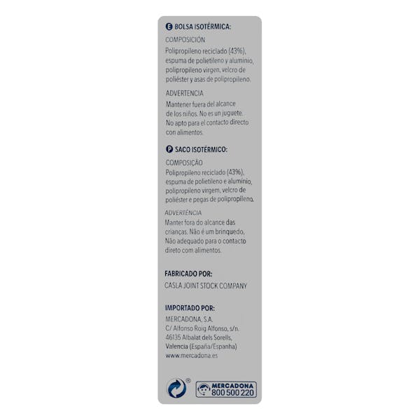 Bolsa isotérmica