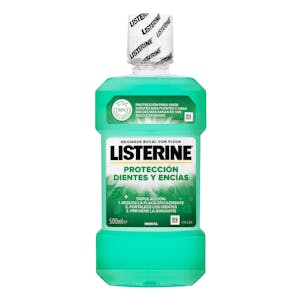 Enjuague bucal protección dientes y encías Listerine menta