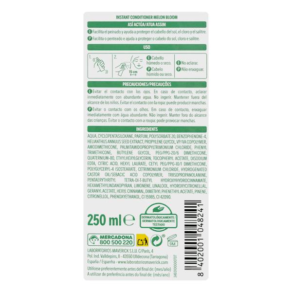 Etiqueta / ingredientes