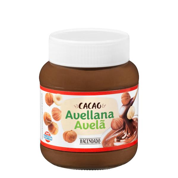 Imagen de Crema de avellanas y cacao Hacendado