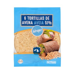 Tortillas de avena 51% Hacendado