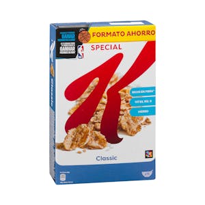 Cereales copos de trigo integral y arroz Special K Classic