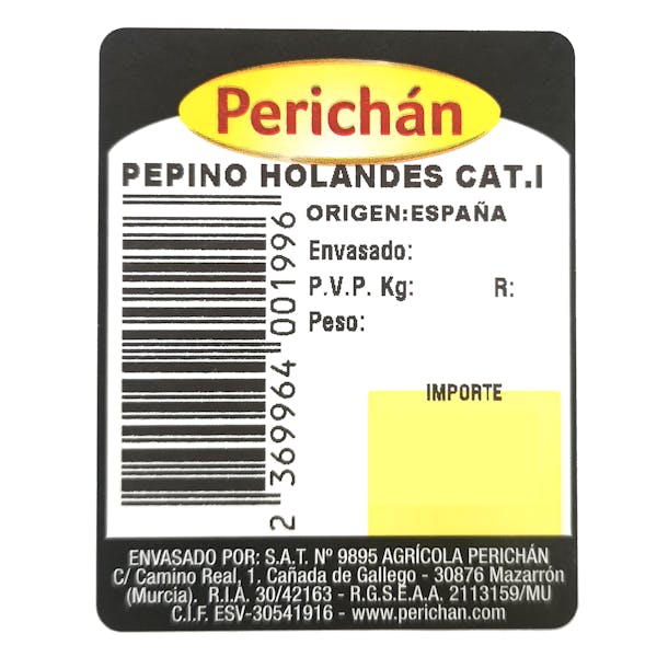 Pepino holandés