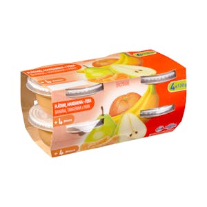 Papilla plátano, mandarina y pera +4 meses Hacendado +4 meses
