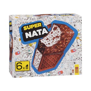 Helado sándwich super nata Hacendado