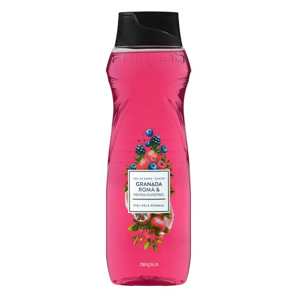 Gel de baño granada y frutos silvestres Deliplus piel normal