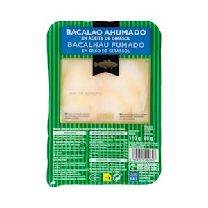 Bacalao ahumado Hacendado en aceite de girasol