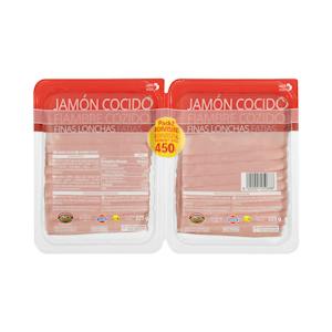 Jamón cocido Hacendado finas lonchas
