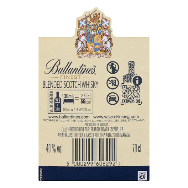 Whisky escocés Ballantine's