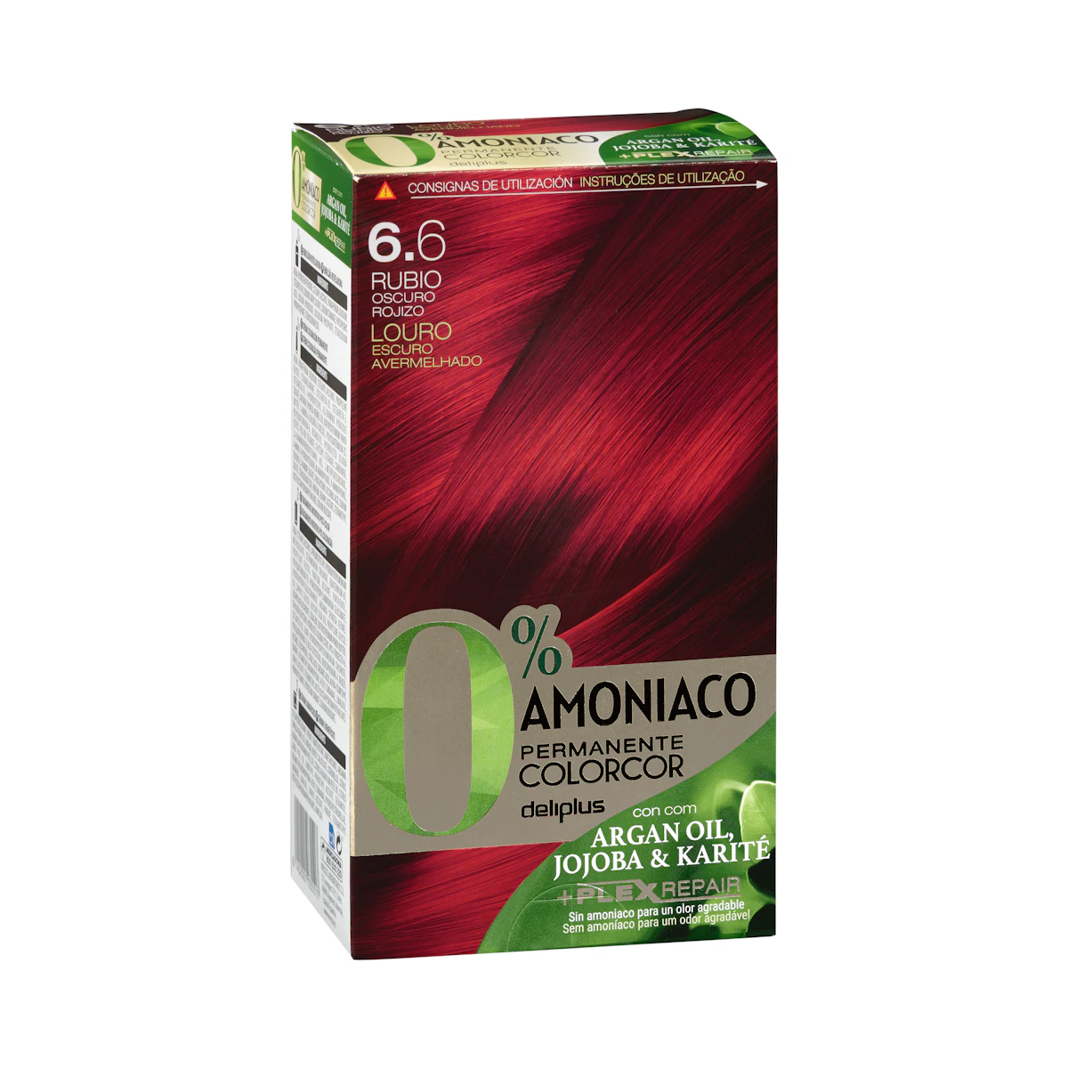 Coloración permanente 0% amoníaco 6.6 rubio oscuro rojizo Colorcor – Mercadona – صورة إعلانية للمنتج