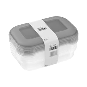 Recipiente de plástico rectangular 1,1L Bosque Verde