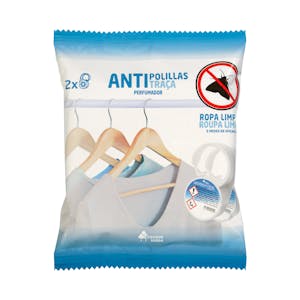 Colgador antipolillas Ropa Limpia Bosque Verde
