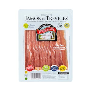 Jamón de Trevélez Lonchas Extra Finas Antonio Álvarez 0.12 KG