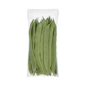 Flat green beans