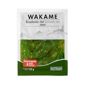 Wakame ensalada de alga marina Hacendado congelada