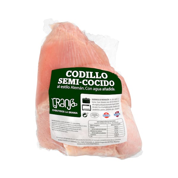 Codillo de cerdo semicocido al estilo Alemán