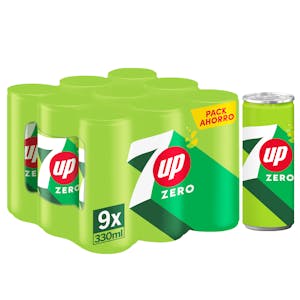 Refresco lima limón 7 Up Zero azúcar