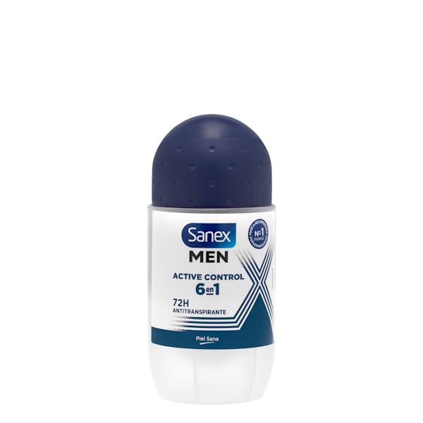 Imagen de Desodorante roll-on Active control Sanex men antitranspirante