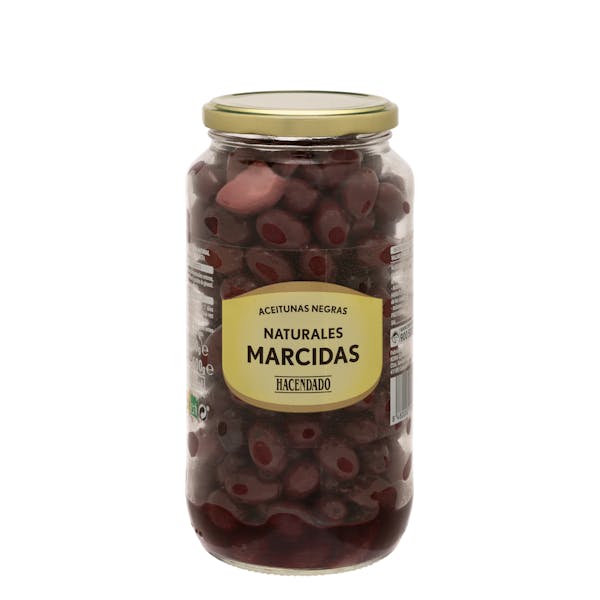 Aceitunas negras naturales Marcidas Hacendado