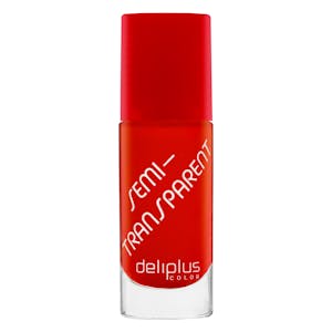 Laca de uñas semi-transparente Deliplus 118 coral