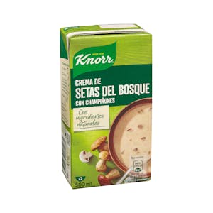 Crema de setas del bosque Knorr con champiñones