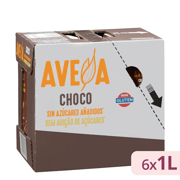 Imagen de Bebida de avena con chocolate sin azúcares añadidos Hacendado