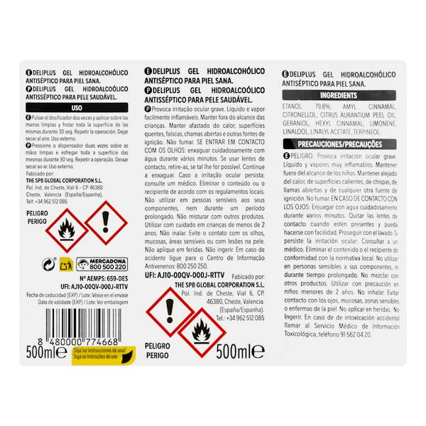 Etiqueta / ingredientes