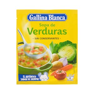 Sopa de verduras Gallina Blanca