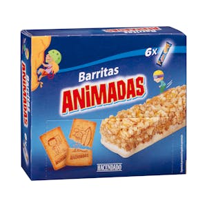 Imagen de Barritas de cereales con galleta animada Hacendado