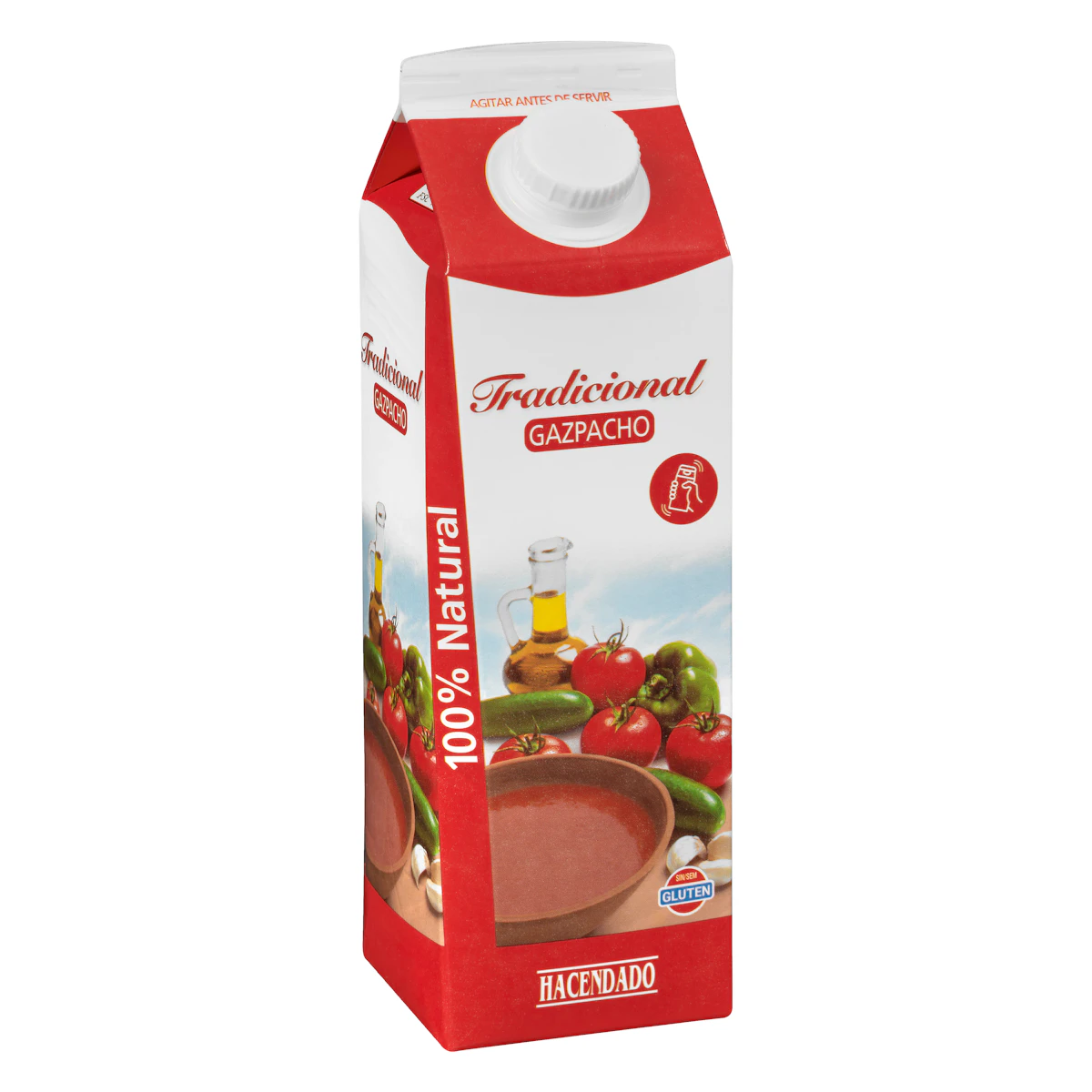 Gazpacho tradicional Hacendado – Mercadona – صورة إعلانية للمنتج