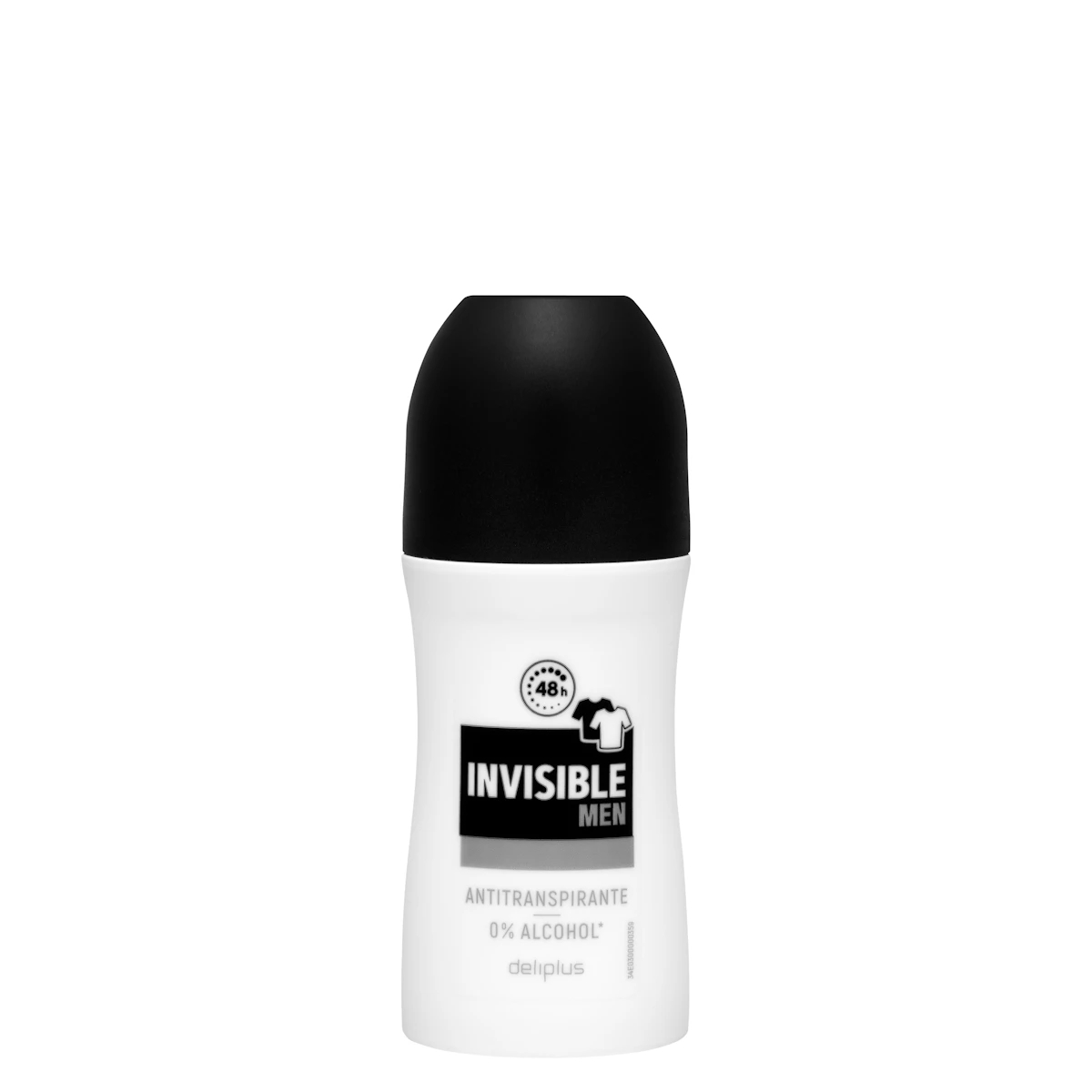 Desodorante roll-on Invisible men Deliplus antitranspirante – Mercadona – صورة إعلانية للمنتج